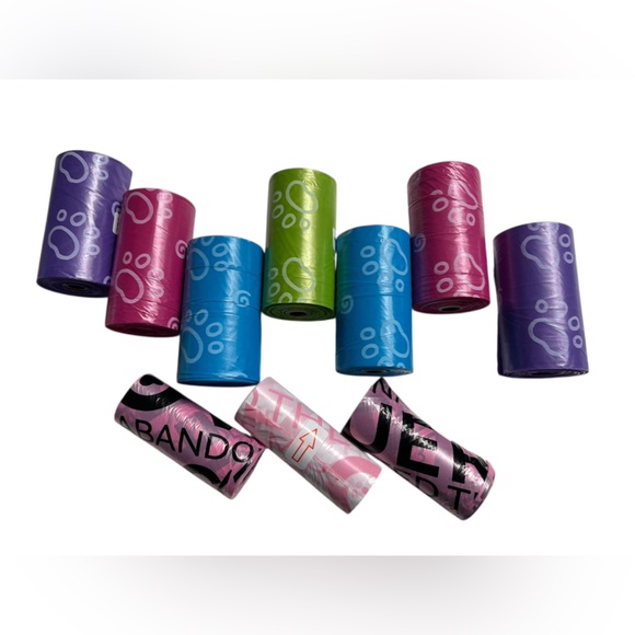 Dog Poop Bags 10 Unopened Rolls Scoop Bags - Picture 1 of 4